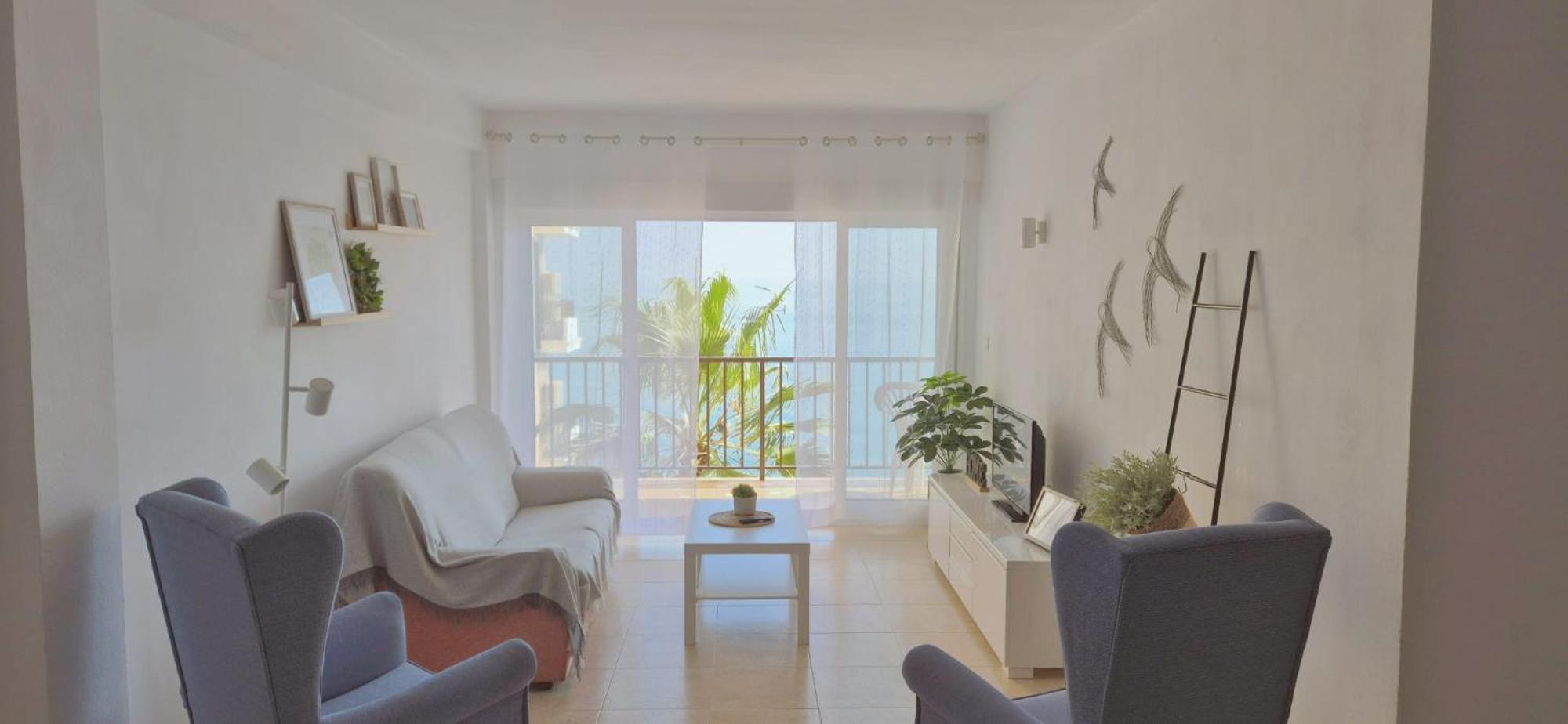 Apartamento Con Piscina En La Primera Linea De Playa De Fuengirola Bagian luar foto