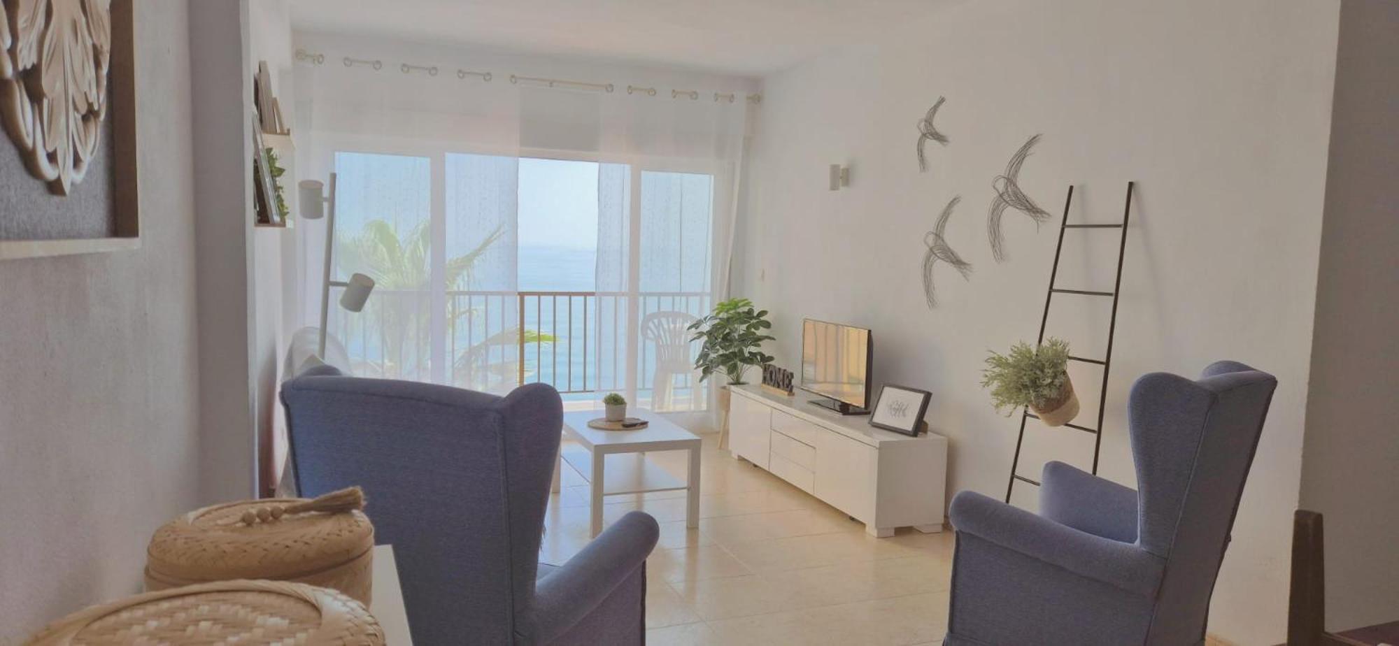 Apartamento Con Piscina En La Primera Linea De Playa De Fuengirola Bagian luar foto